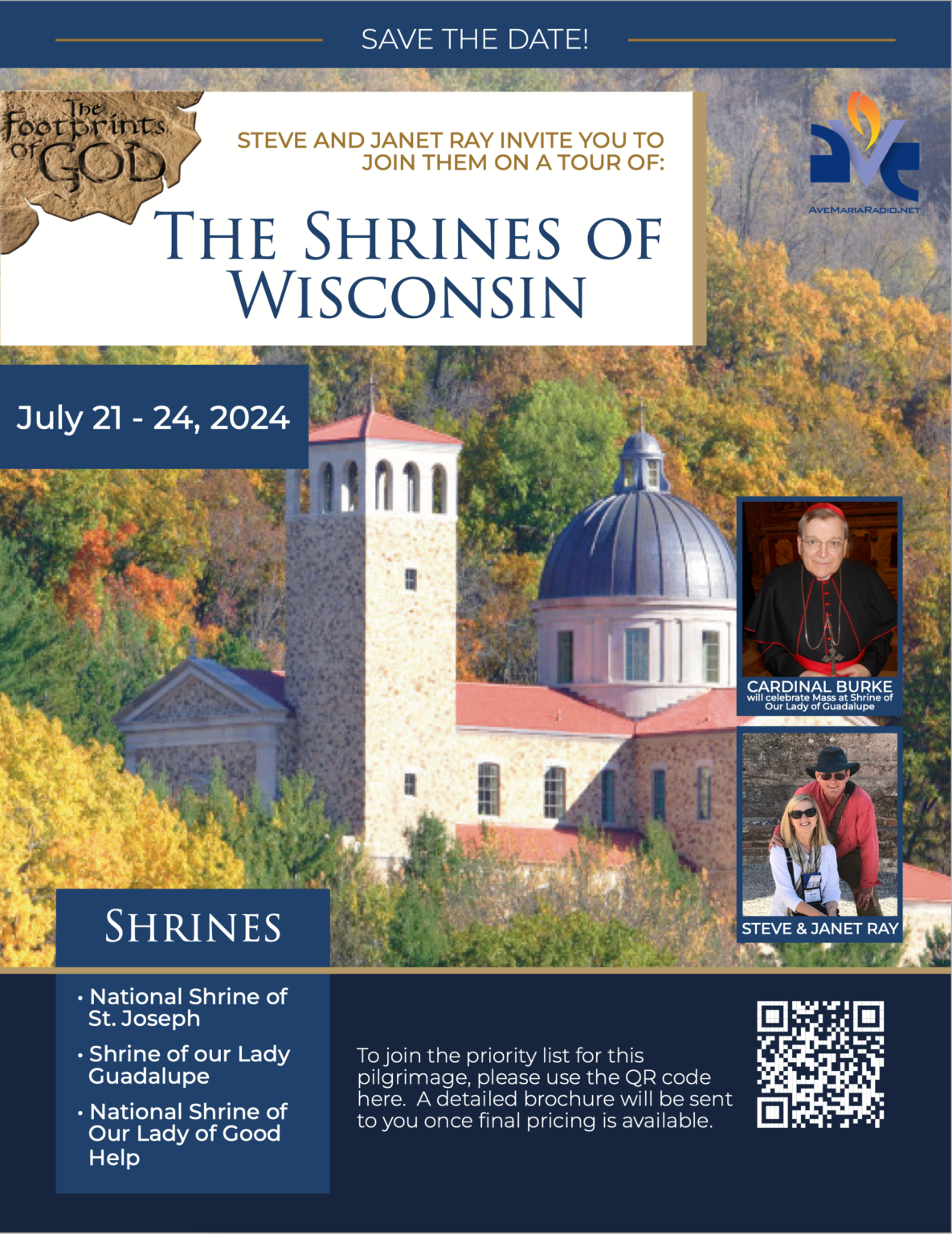 Shrines of Wisconsin with Steve & Ray and Cardinal Burke save